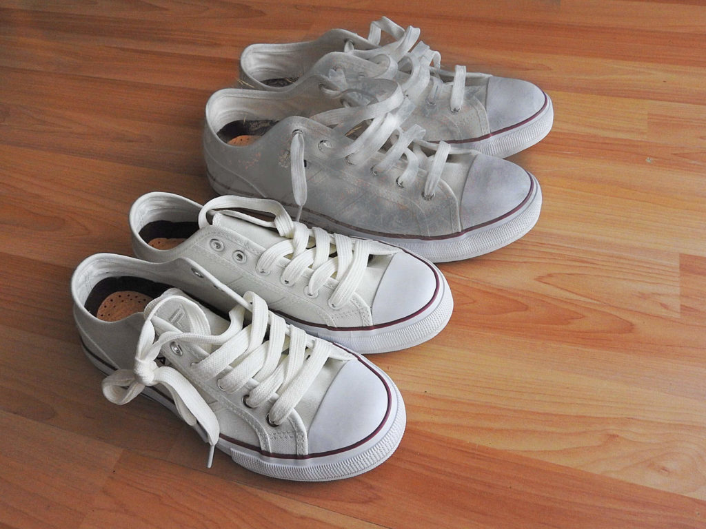 How to Clean WHite Shoes with Baking Soda and Bleach